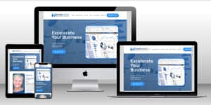 excelerates - Multi Device Website Mockup